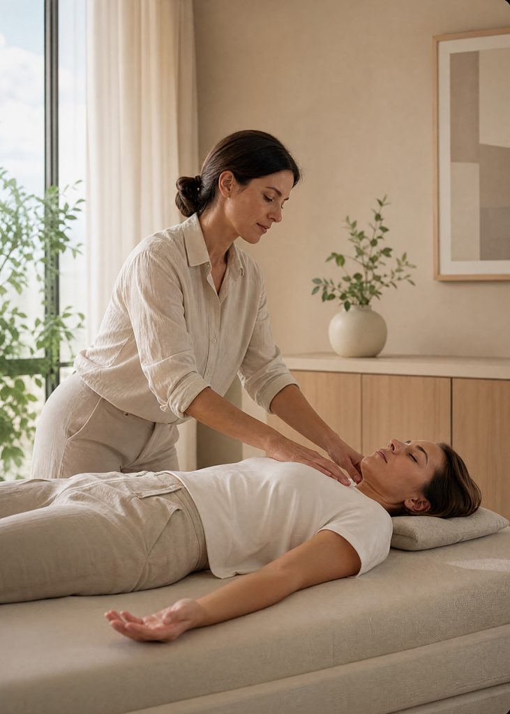Terapia psicocorporal, Reiki e massagem biodinâmica